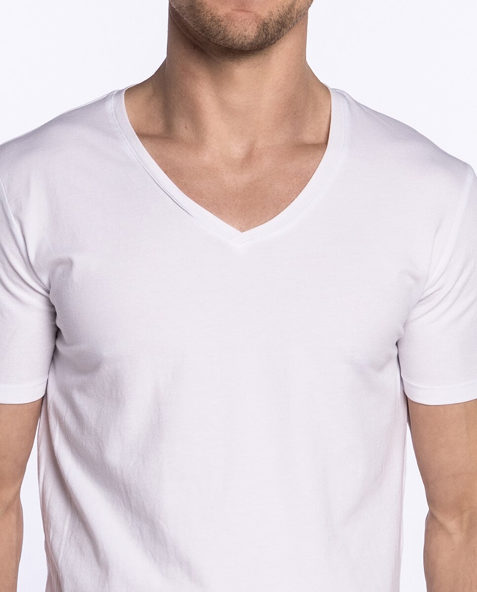 Camiseta de hombre de manga corta - Punto Blanco - Blanco Blanco-3