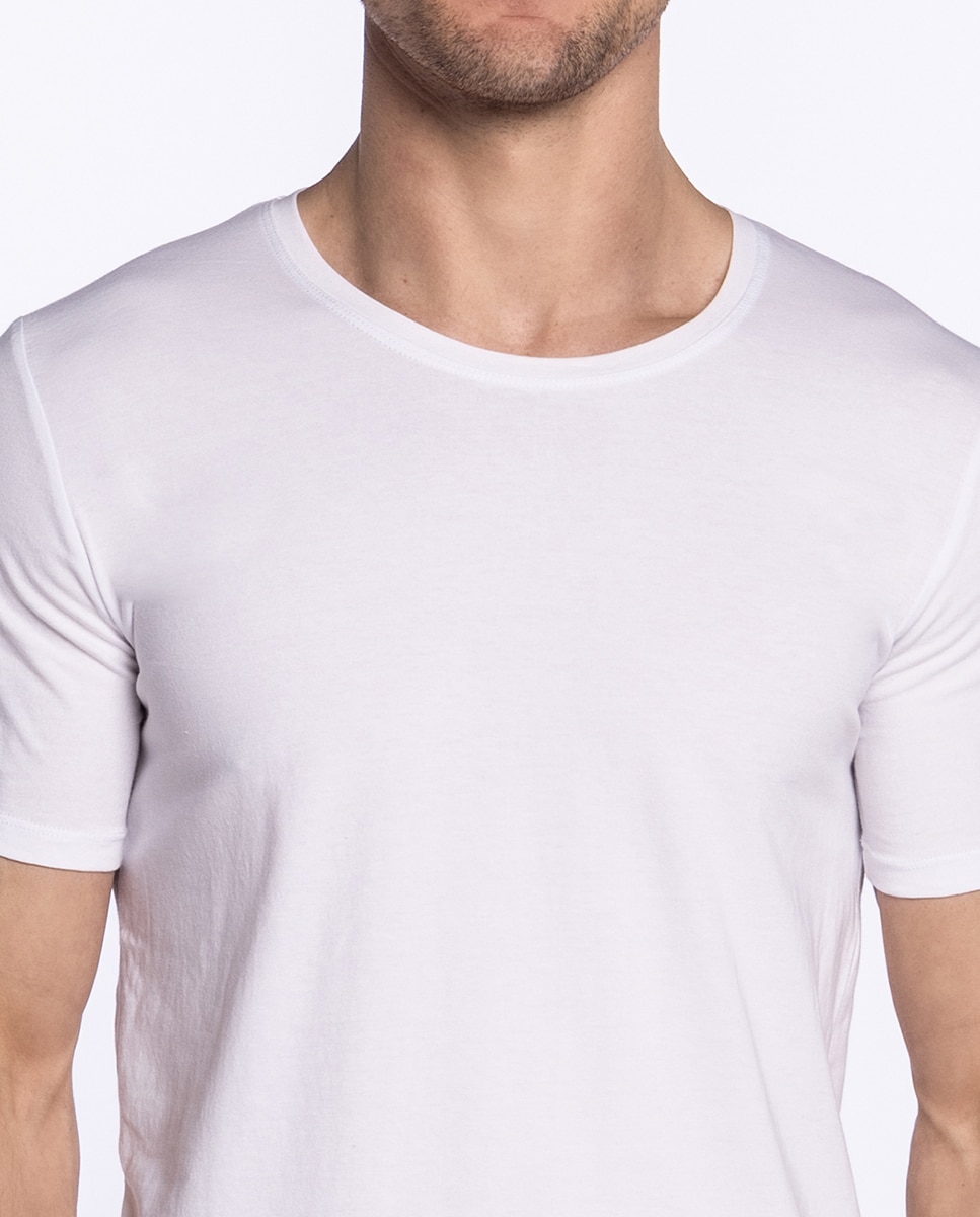 Camiseta de hombre de manga corta - Punto Blanco - Blanco Blanco-3