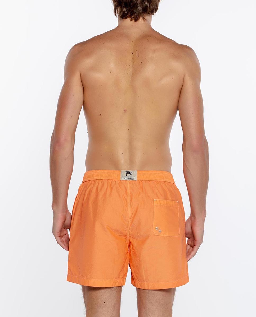 Imagen 2 de Bañador bermuda de hombre - Naranja fuerte Naranja fuerte