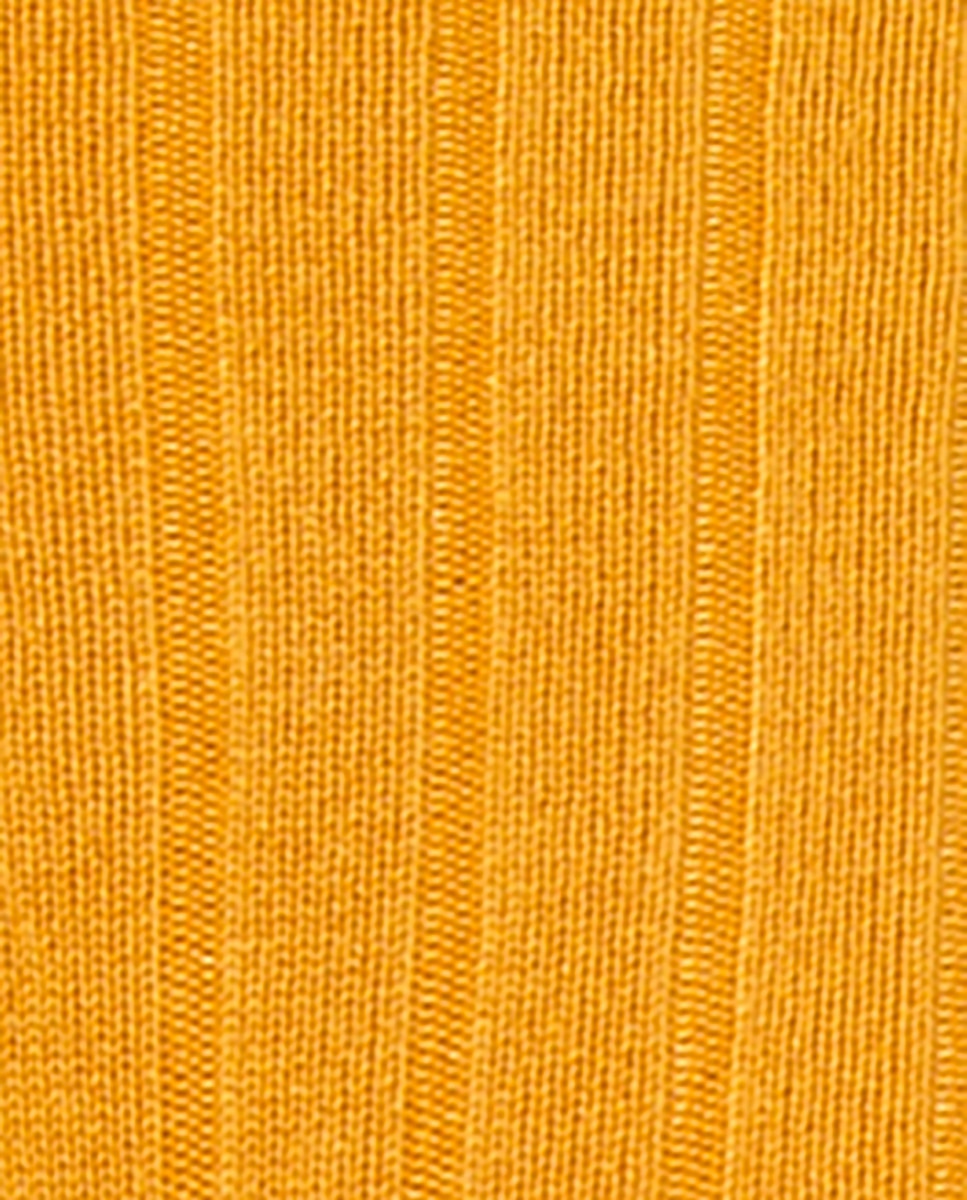 Pack de 2 pares de calcetines cortos de bambú de hombre en canalé. puño antipresión - Punto Blanco - Amarillo Amarillo-2