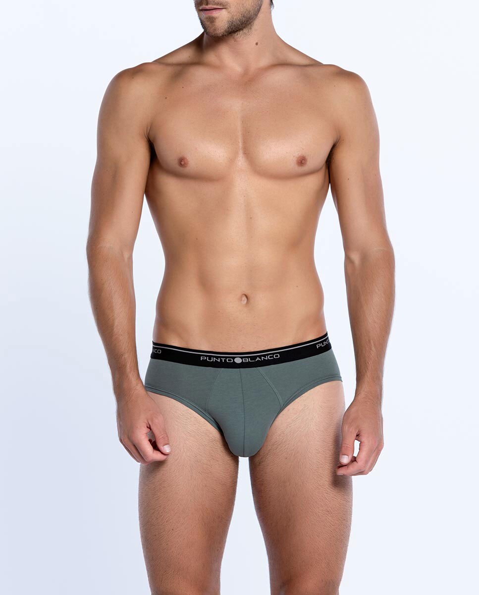 Pack 3 slips de hombre multicolor · Punto Blanco