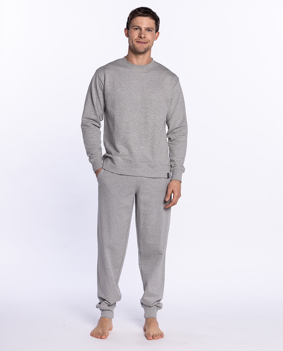 Imagen 4 de Sudadera de hombre de punto - Punto Blanco - Gris Gris