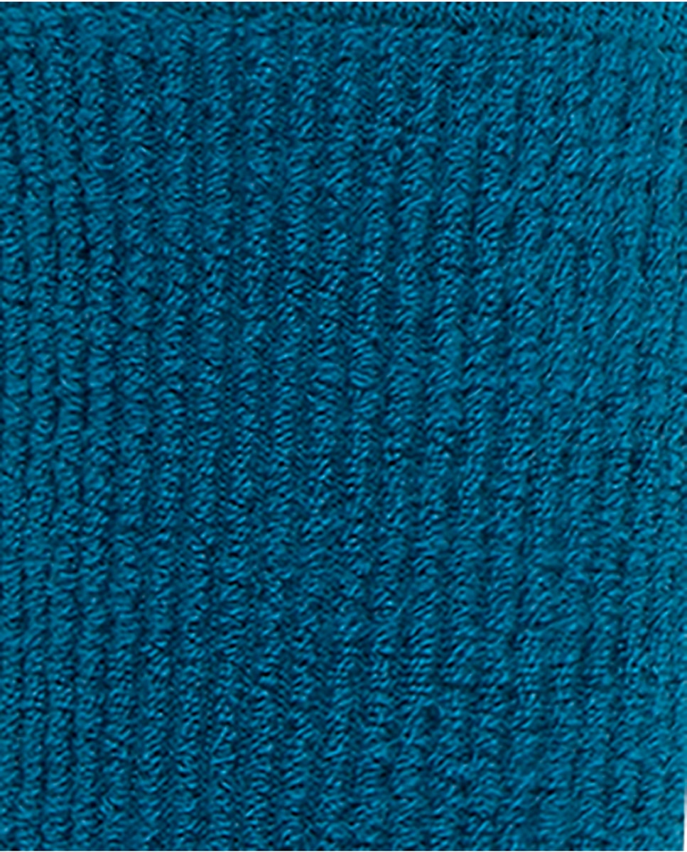 Pack de 2 pares de calcetines de mujer de orlón con rizo exterior - Punto Blanco - Azul royal Azul royal-2