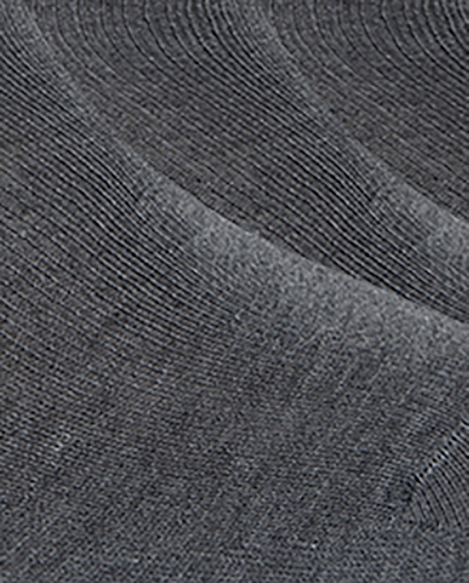 Imagen 2 de Pack de 6 pares de calcetines tobilleros de algodón de hombre lisos - basix - Gris Gris