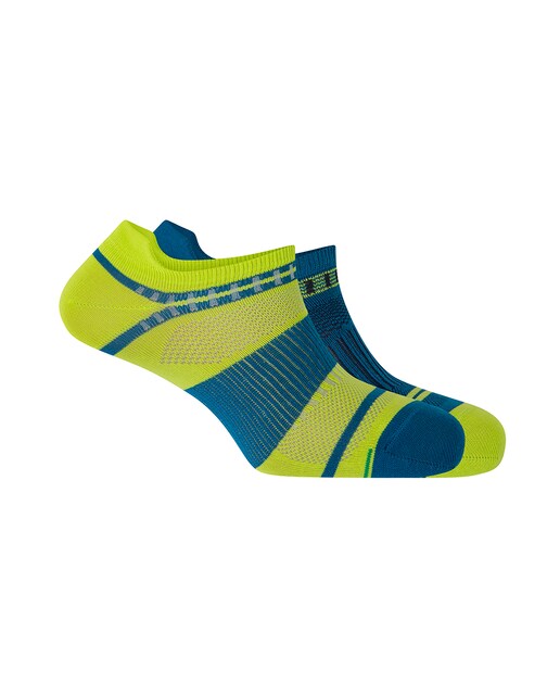 Imagen 0 de Pack de 2 pares de calcetines de hombre de algodón deportivos en color azul