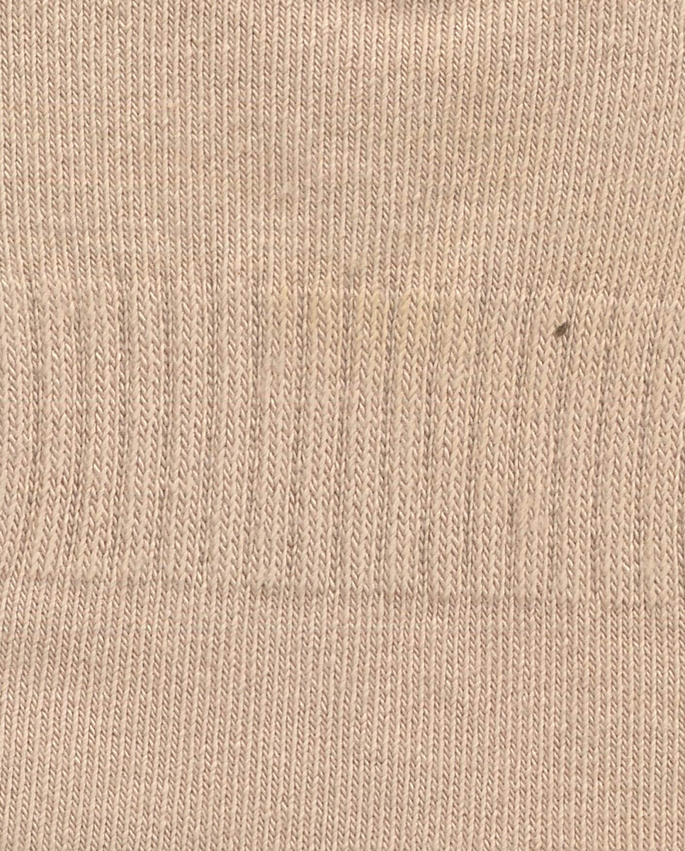 Pack de 2 pares de calcetines de mujer de bambú con doble lengüeta - Punto Blanco - Beige Beige-2