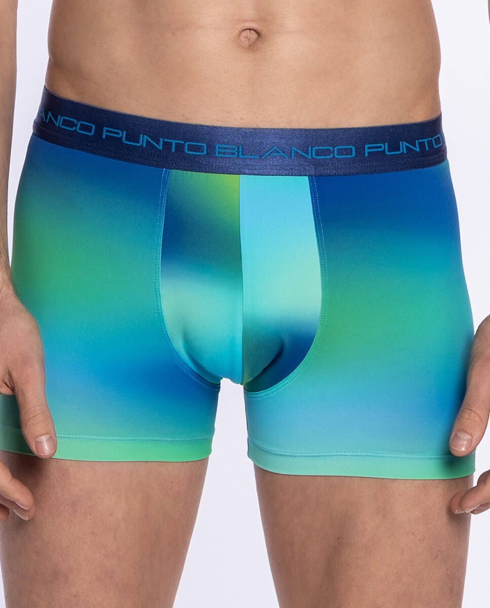 Microfibra Boxer Punto Blanco Hombre Microfibra Boxer Hombre Punto