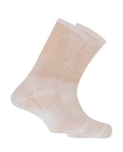 Imagen 0 de Pack de 2 pares de calcetines de hombre de algodón semis en color blanco