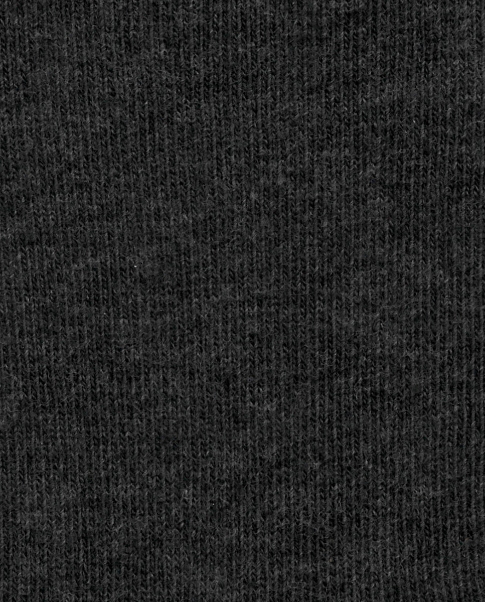 Calcetines altos de algodón orgánico de hombre liso - Punto Blanco - Gris Gris-2