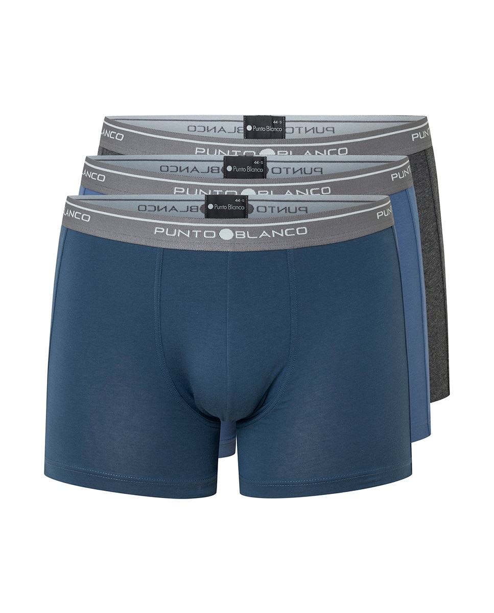 Imagen 6 de Pack 3 boxérs de hombre de punto - Punto Blanco - Multicolor Multicolor