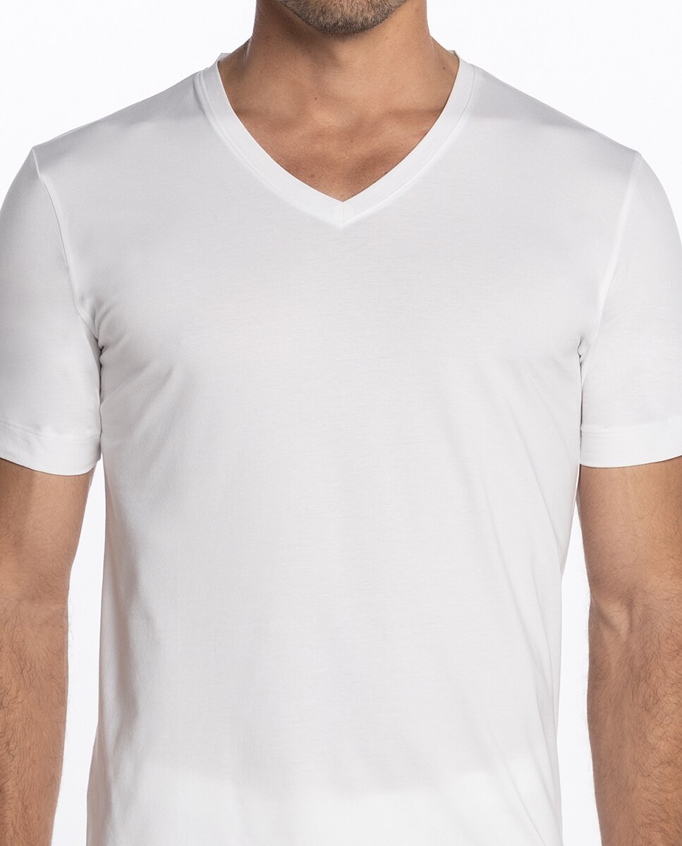 Camiseta de hombre de manga corta - Punto Blanco - Blanco Blanco-3
