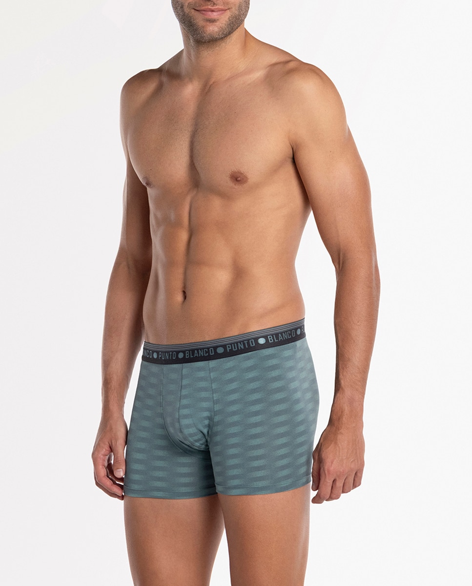 Pack de 2 boxérs de hombre de punto - Punto Blanco - Multicolor Multicolor-1
