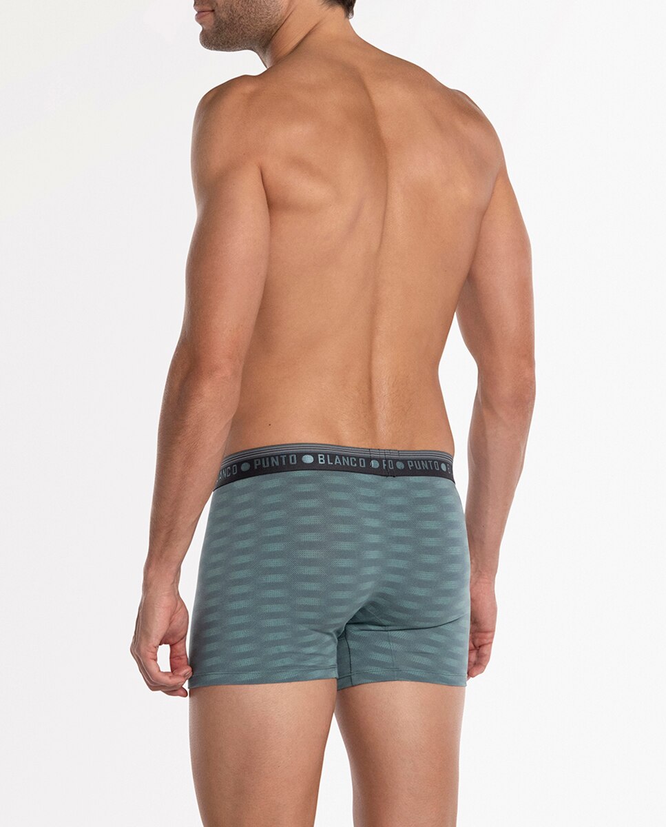 Pack de 2 boxérs de hombre de punto - Punto Blanco - Multicolor Multicolor-3
