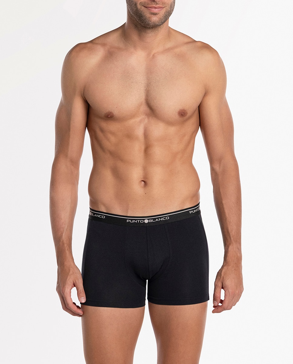 Pack 3 boxérs de hombre de punto - Punto Blanco - Multicolor Multicolor-3