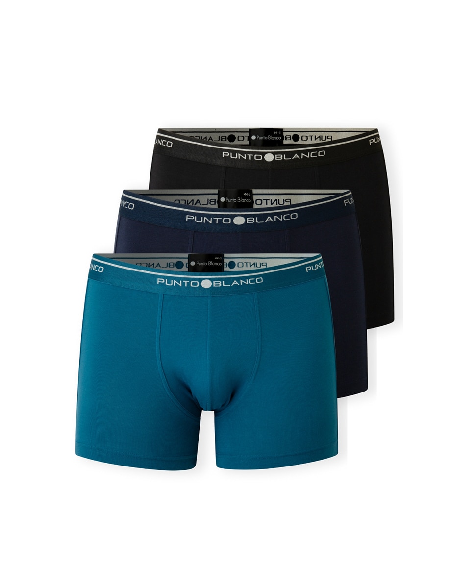 Pack 3 boxérs de hombre de punto - Punto Blanco - Multicolor Multicolor-6