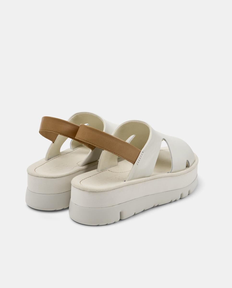 Sandalias de plataforma de mujer Oruga Up de piel · Camper · El