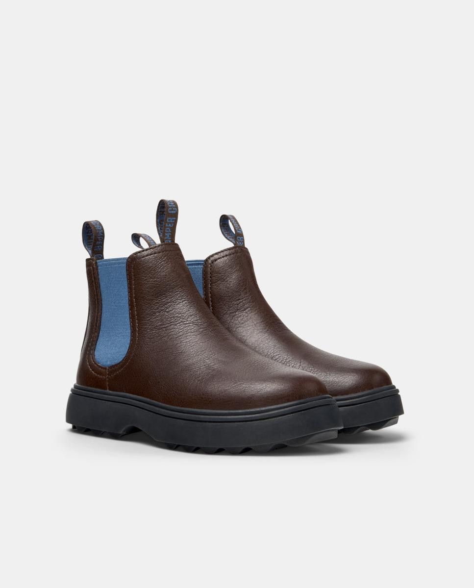 Botines de niño norte - Camper - Marrón Marrón-5