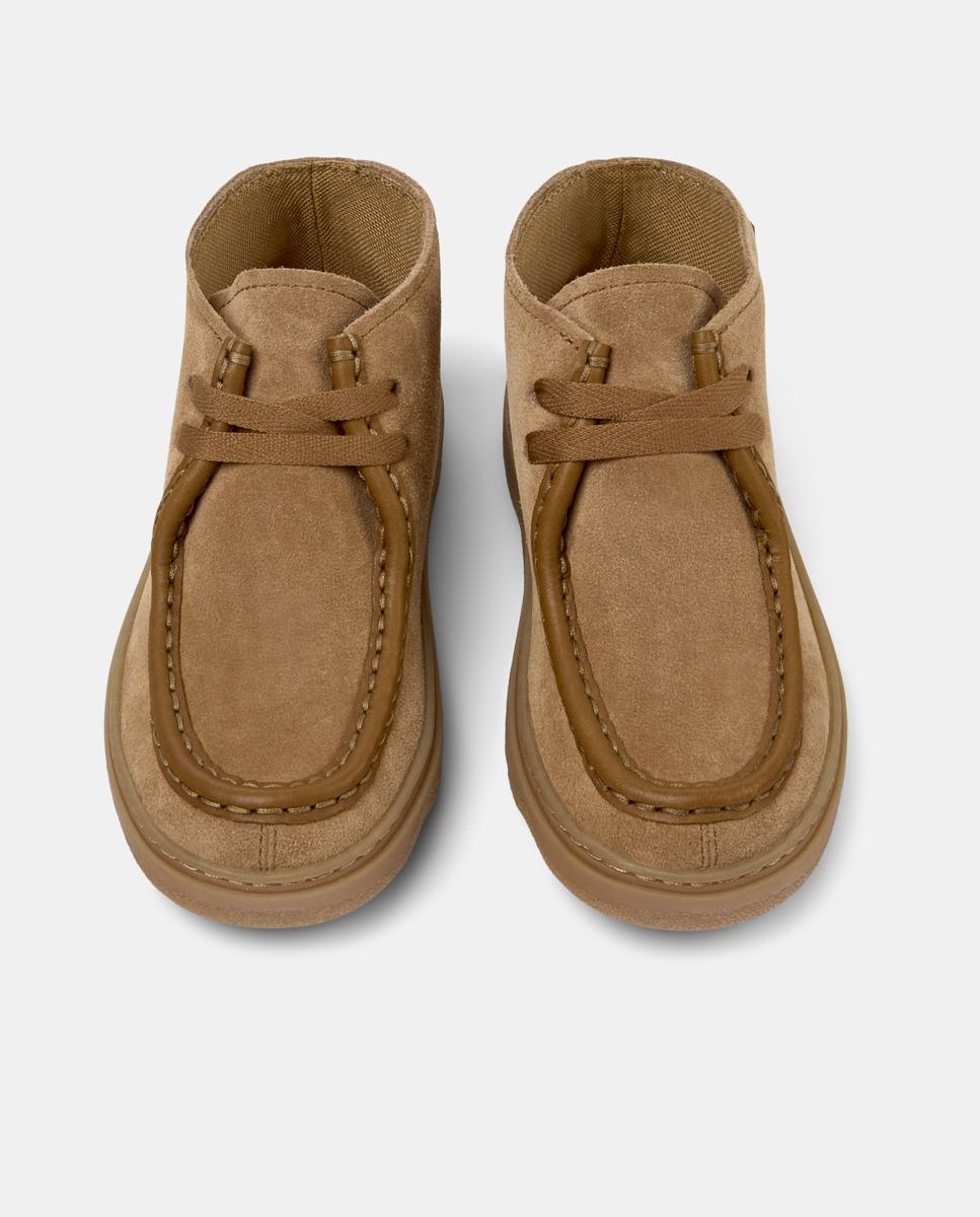 Botines de niña kiddo de piel - Camper - Marrón Marrón-2