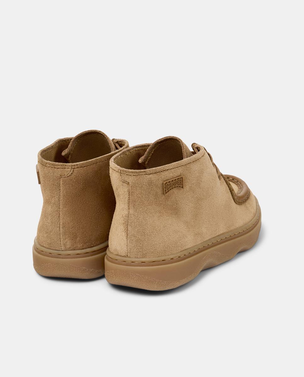 Botines de niña kiddo de piel - Camper - Marrón Marrón-4