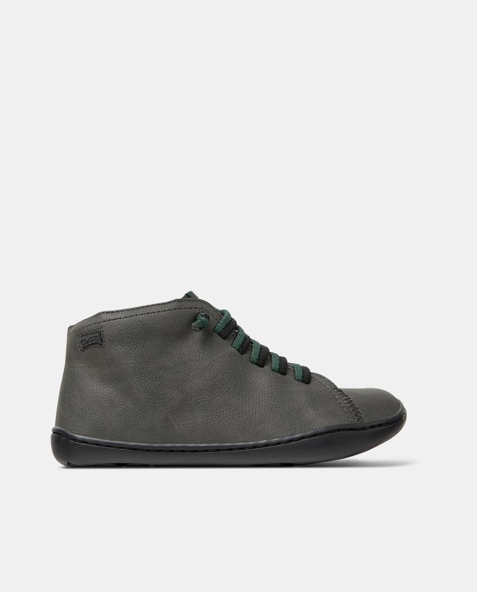 Zapatillas de piel de niño peu cami - Camper - Gris Gris-1