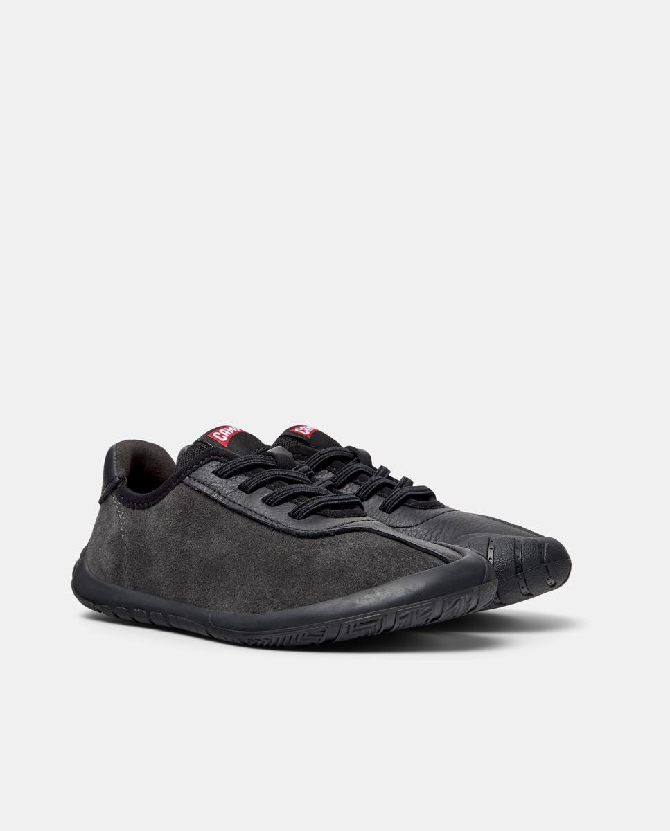 Zapatillas de piel de niño Peu Path - Camper - Negro Negro-5