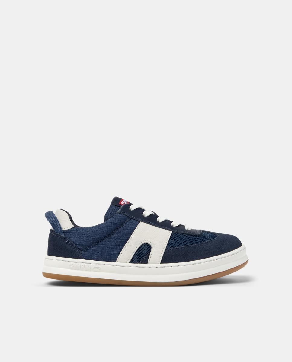 Zapatillas deportivas de niño con cordones runner four - Camper - Azul Azul-1