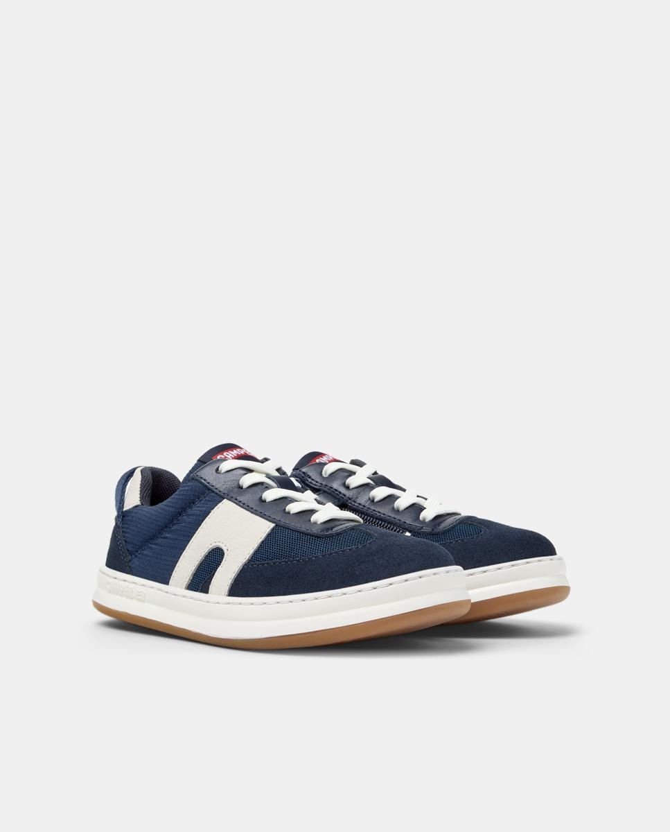 Zapatillas deportivas de niño con cordones runner four - Camper - Azul Azul-6