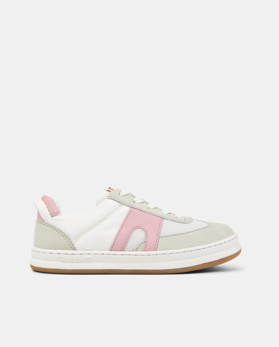 Zapatillas deportivas de niño con cordones runner four - Camper - Blanco Blanco-1