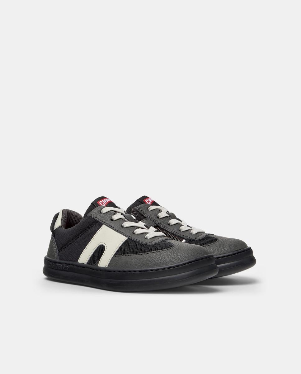 Zapatillas deportivas de niño con cordones runner four - Camper - Negro Negro-5