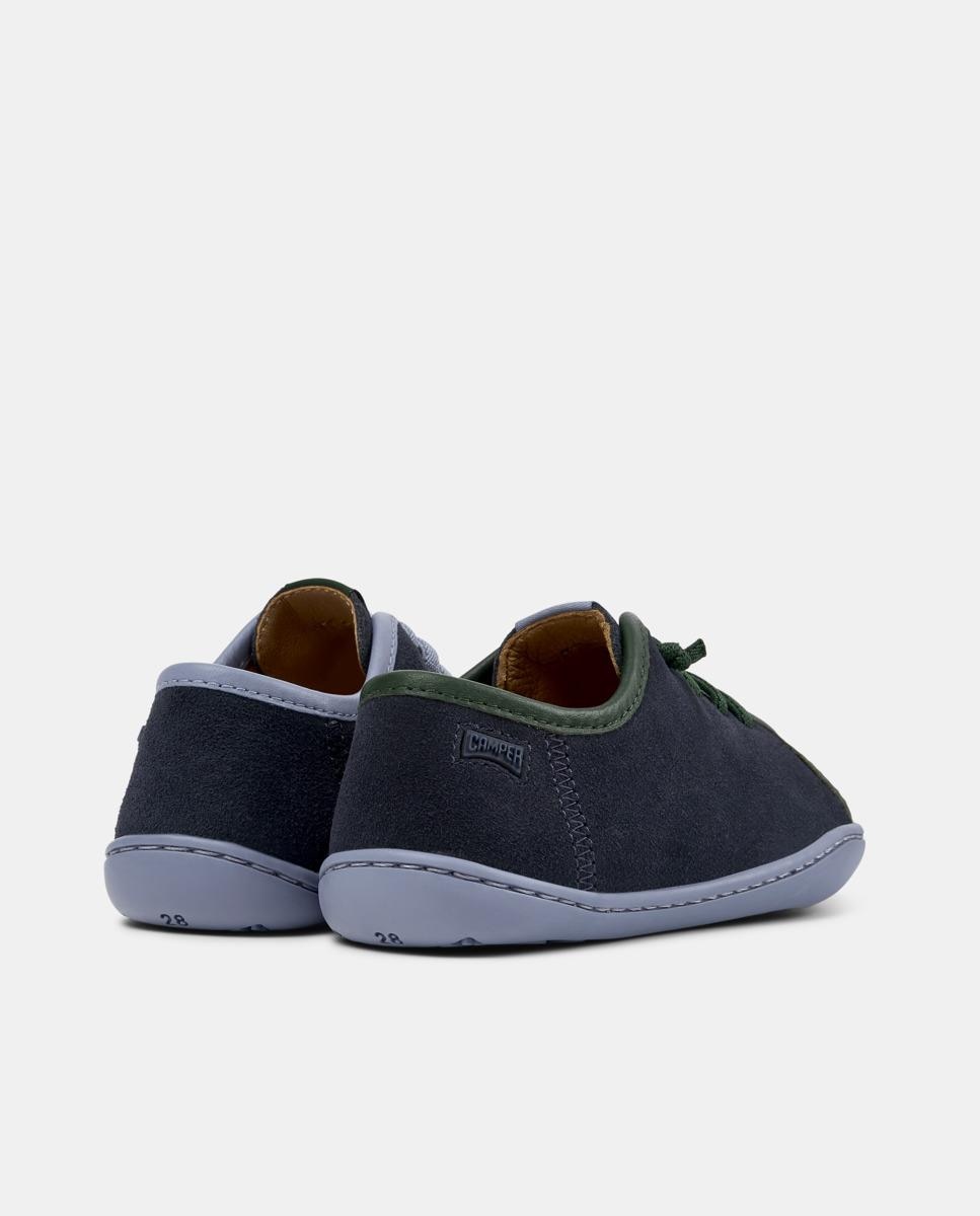Zapatillas de piel de niño peu cami twins - Camper - Azul Azul-3