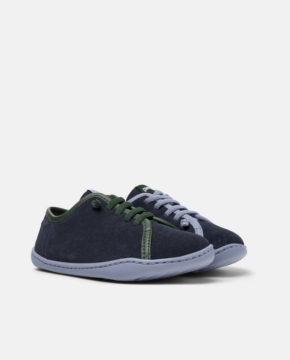 Zapatillas de piel de niño peu cami twins - Camper - Azul Azul-5