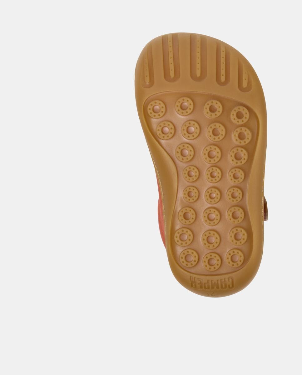 Zapatillas de piel de bebé niño peu cami - Camper - Naranja Naranja-5