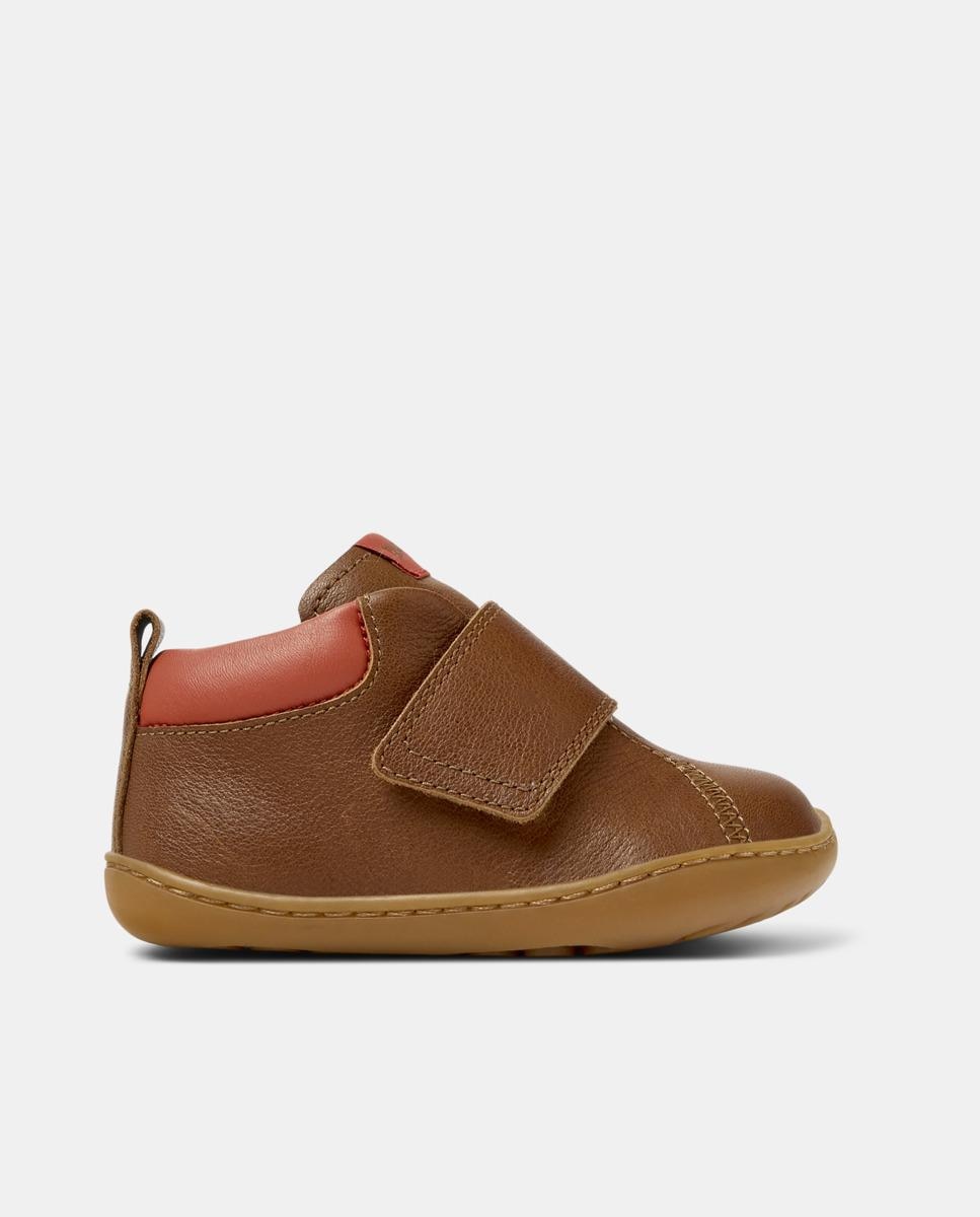 Botines de bebés peu cami de piel - Camper - Marrón Marrón-1