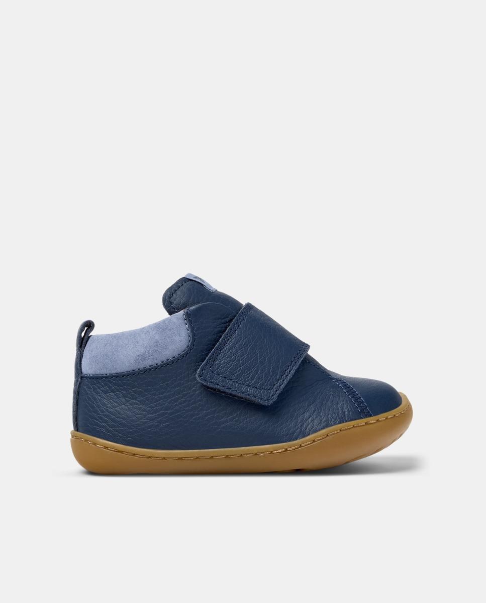 Imagen 0 de Botines de bebés peu cami de piel Azul