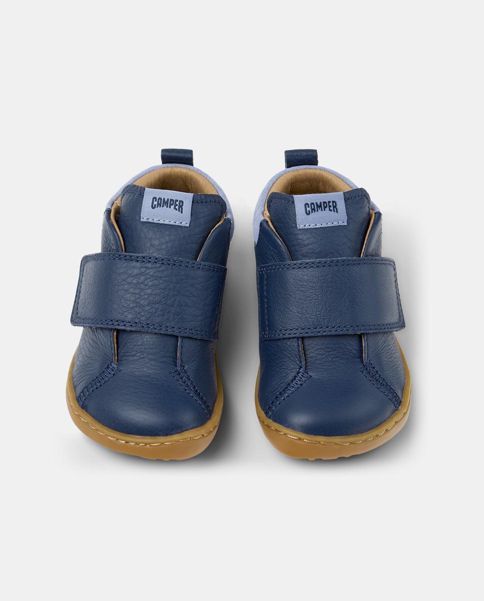 Botines de bebés peu cami de piel - Camper - Azul Azul-2