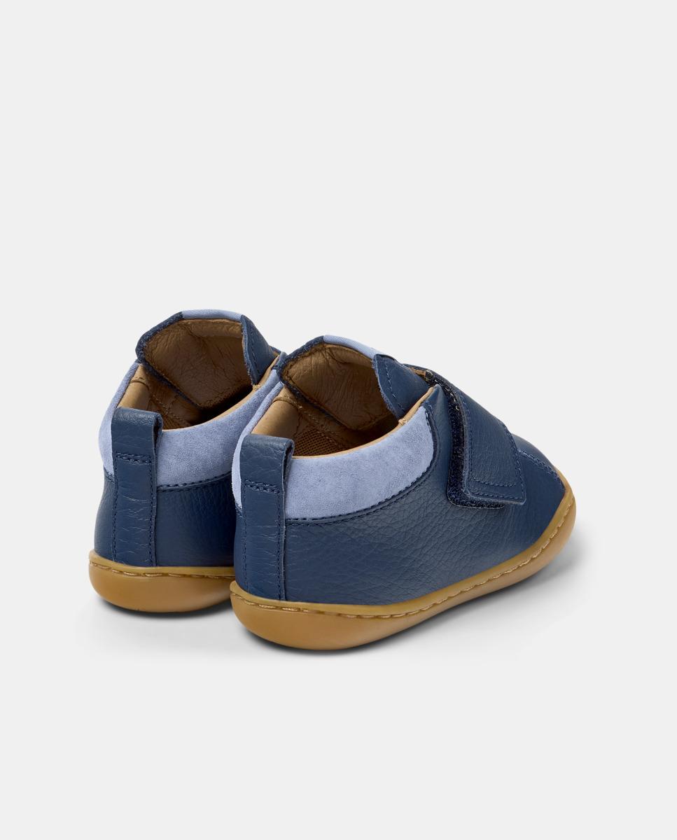 Botines de bebés peu cami de piel - Camper - Azul Azul-4
