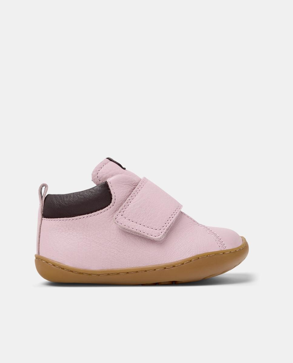 Botines de bebés peu cami de piel - Camper - Rosa Rosa-1
