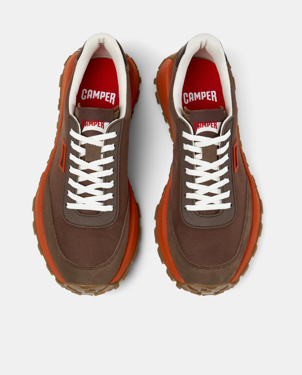 Zapatillas retro de hombre drift trail - Camper - Marrón Marrón-3