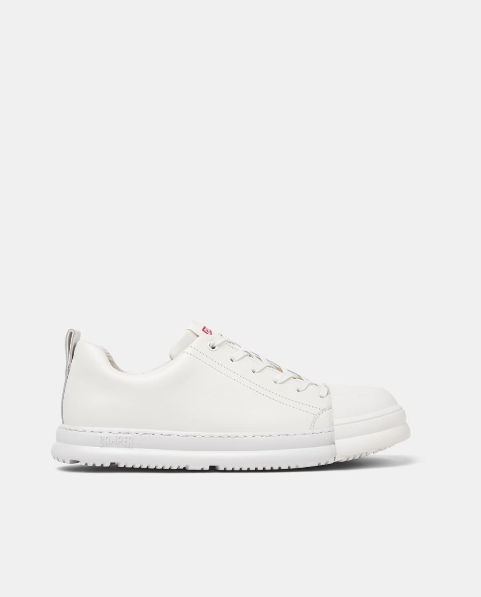 Camper - Zapatillas de piel de hombre Junction Runner con cordones.