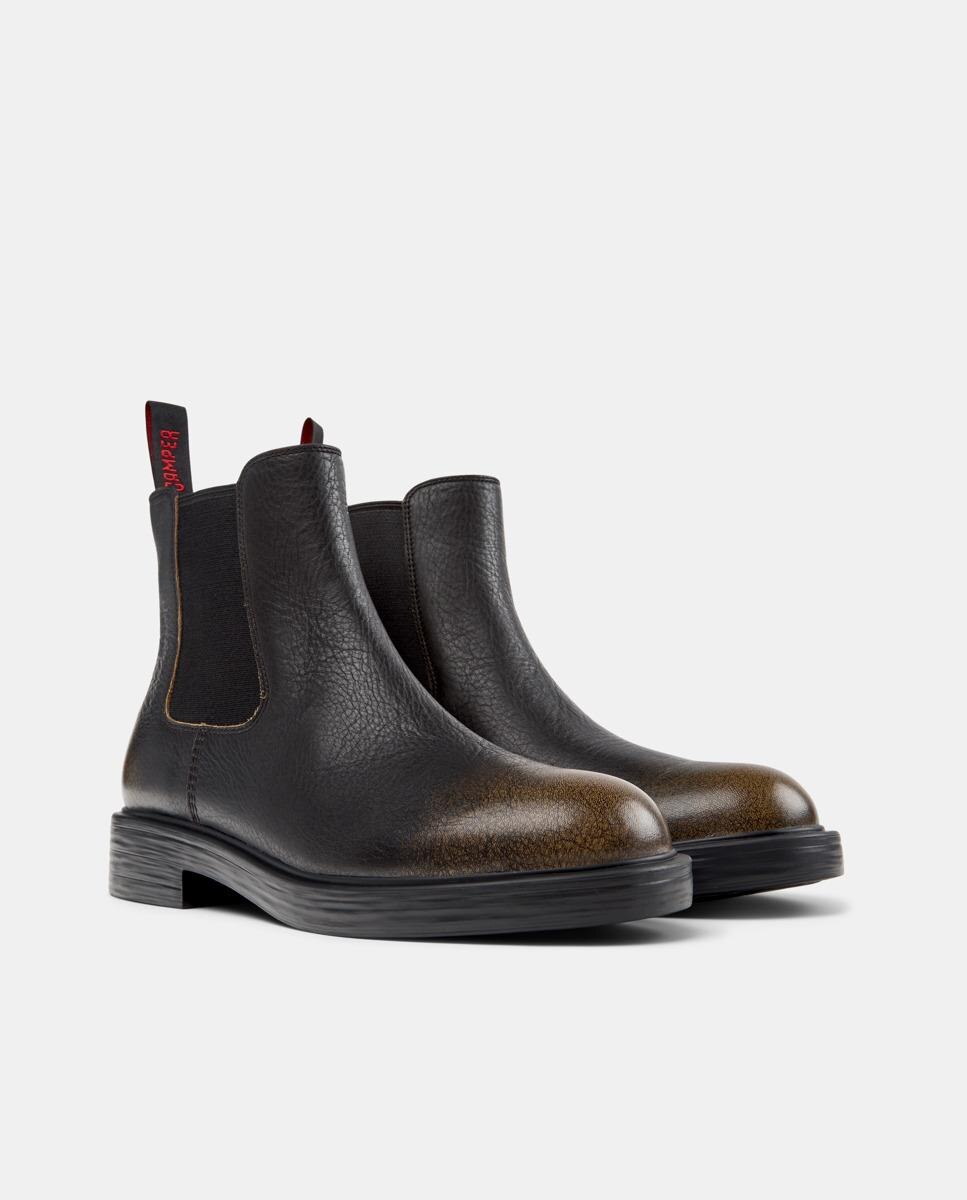 Botines de hombre de piel dean - Camper - Multicolor Multicolor-5