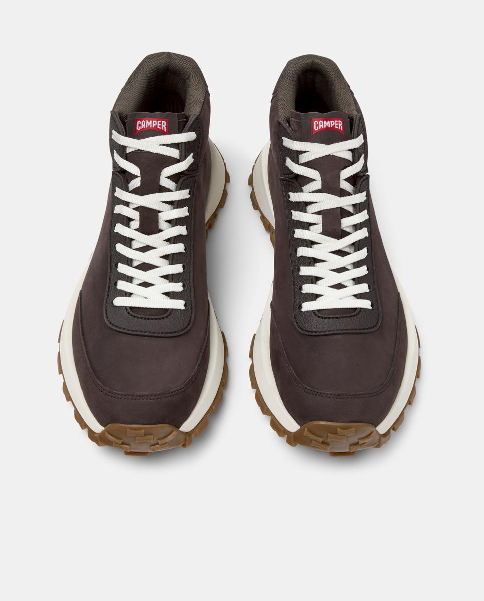 Zapatillas de piel de hombre drift trail abotinadas - Camper - Marrón Marrón-3
