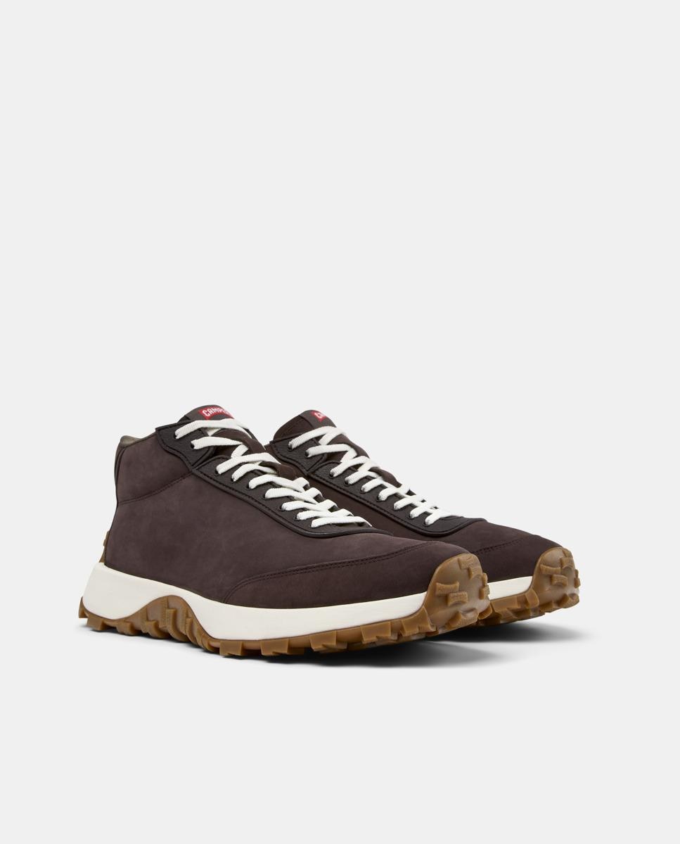Zapatillas de piel de hombre drift trail abotinadas - Camper - Marrón Marrón-5