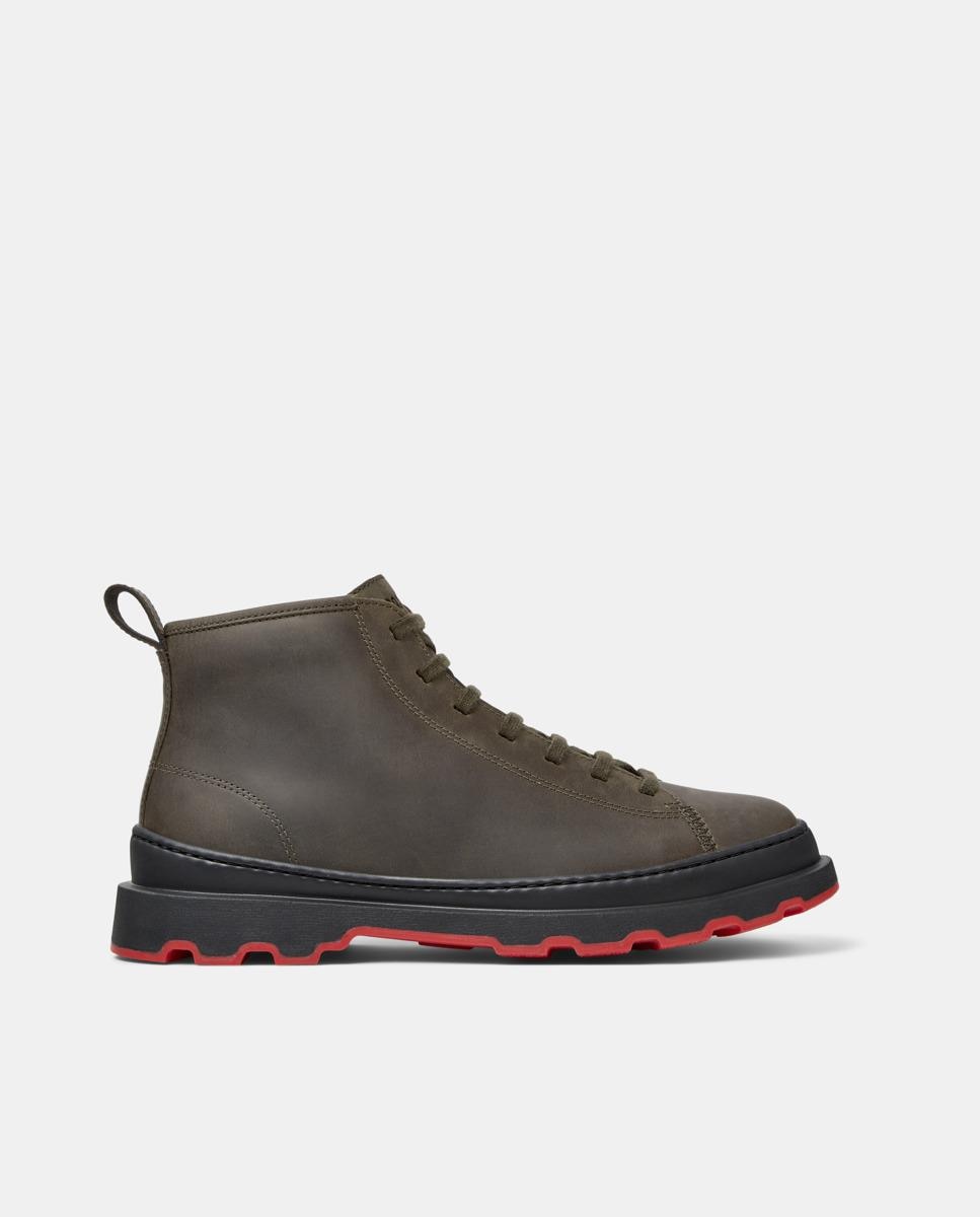 Imagen 1 de Botines de hombre de piel brutus+ - Camper - Verde Verde