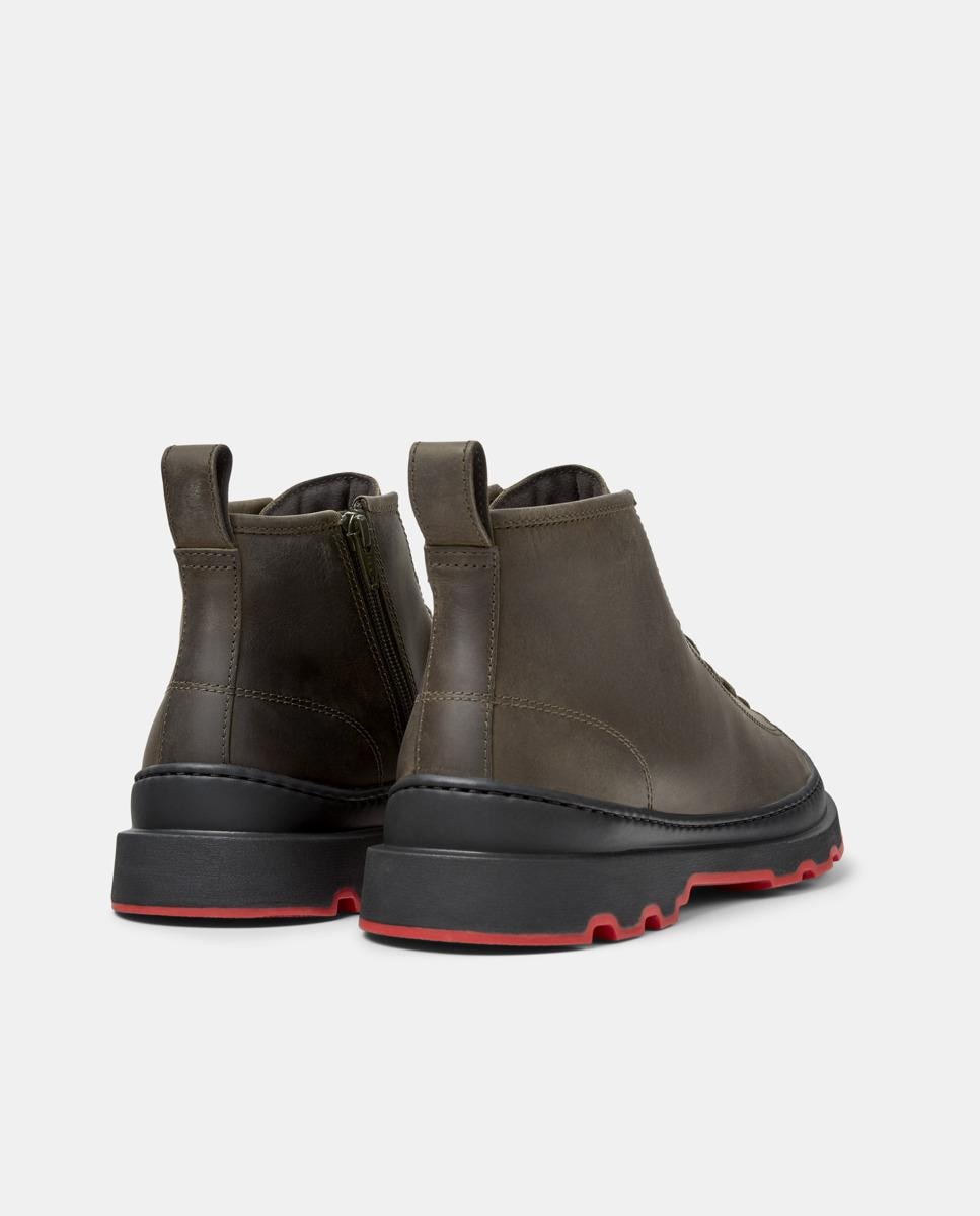 Imagen 2 de Botines de hombre de piel brutus+ - Camper - Verde Verde