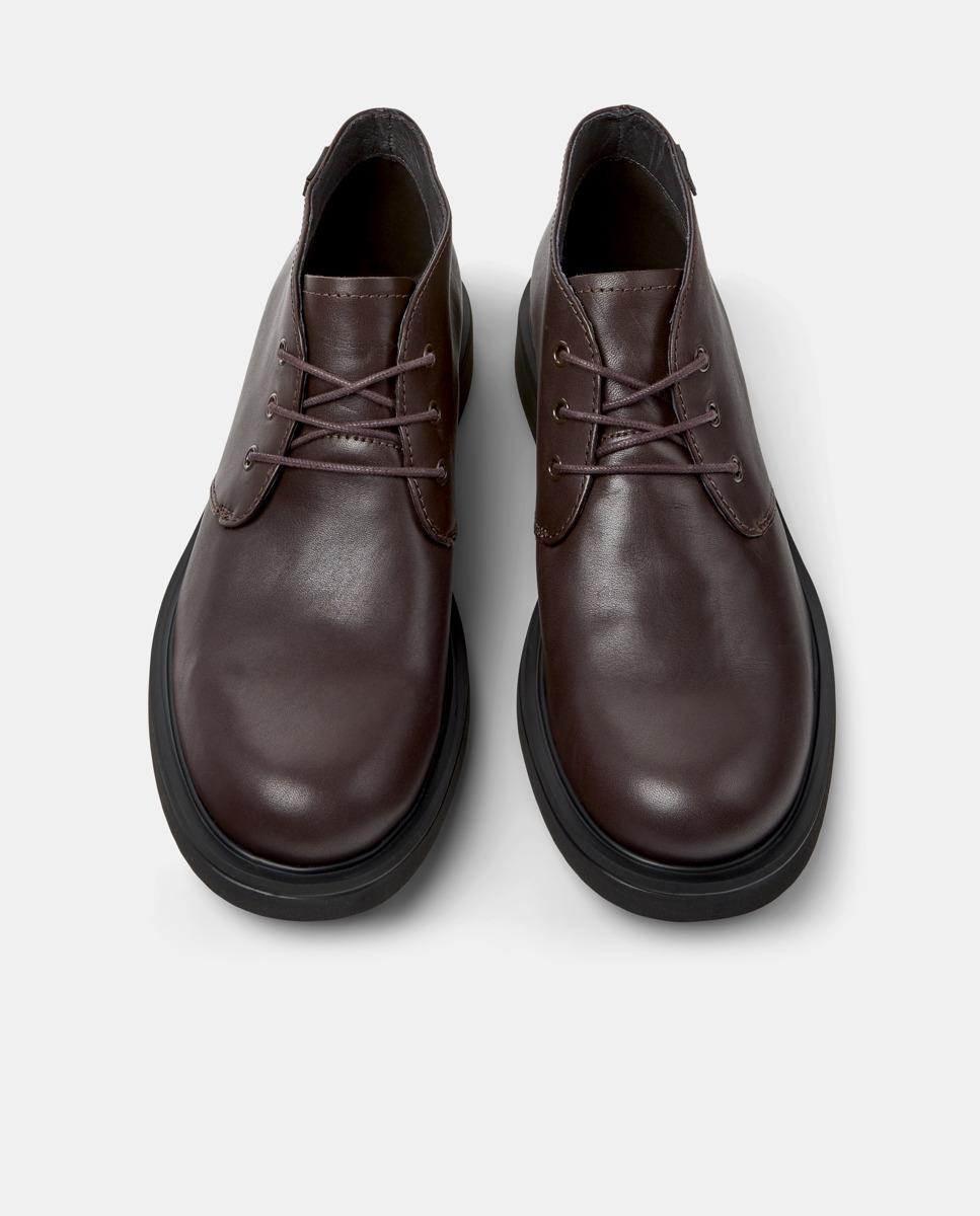 Botines de cordones de hombre norman - Camper - Marrón Marrón-3