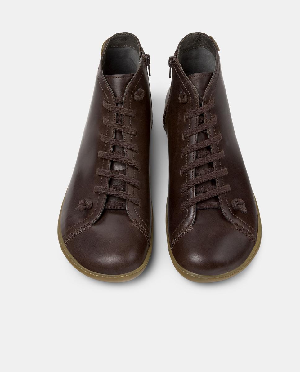 Botines de cordones de hombre peu cami - Camper - Marrón Marrón-3