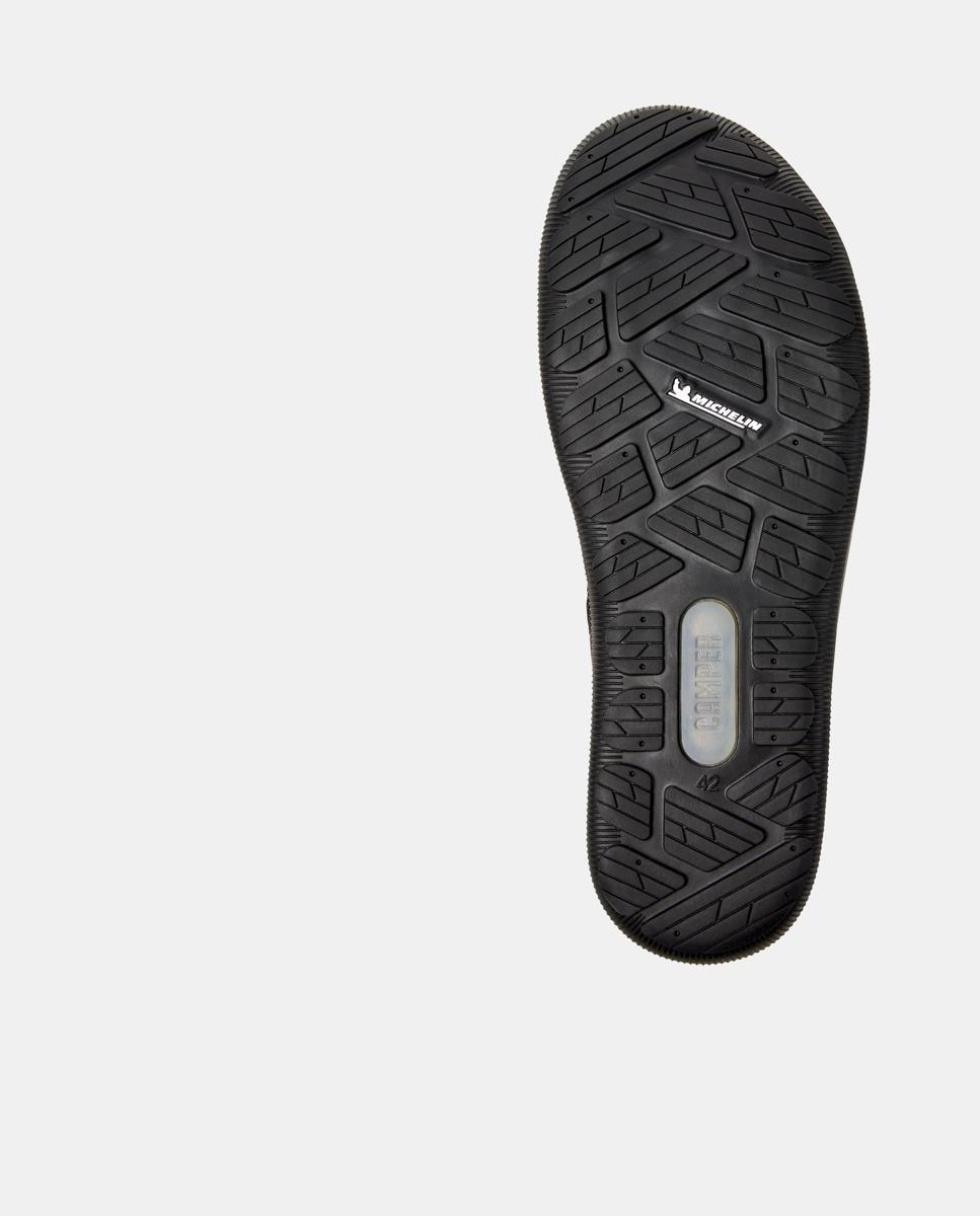 Zapatillas de piel de hombre peu pista gm con cordones - Camper - Negro Negro-4