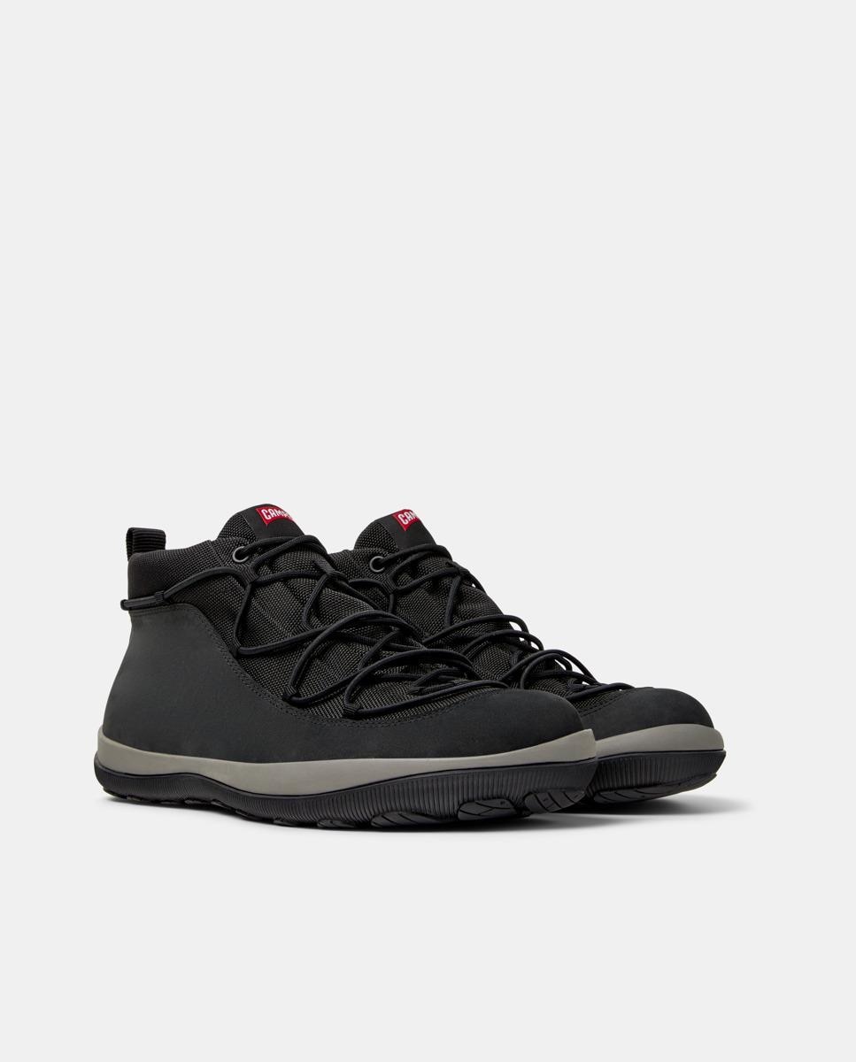 Imagen 5 de Botines de hombre peu pista gm con cordones - Camper - Negro Negro