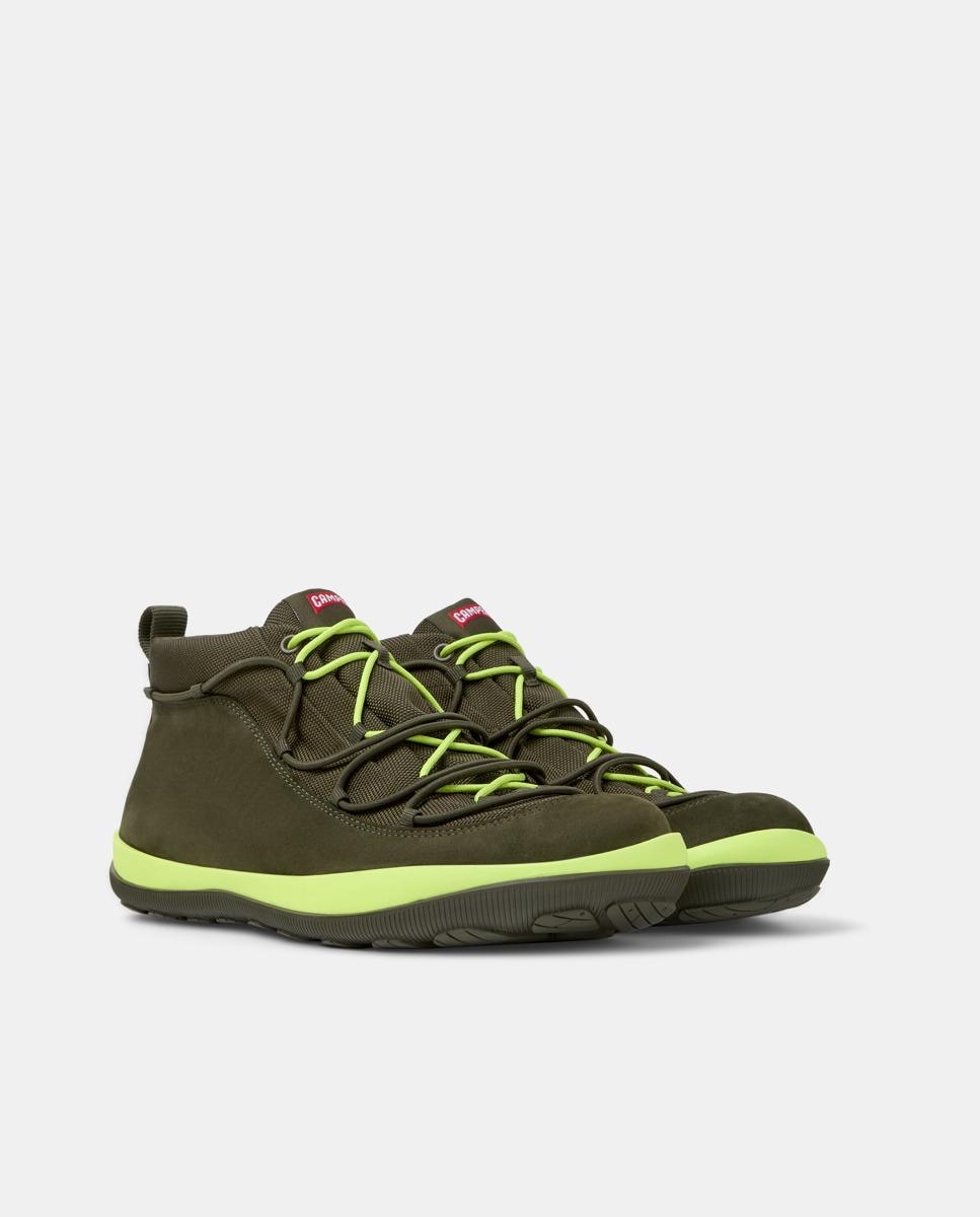 Imagen 5 de Botines de hombre peu pista gm con cordones - Camper - Verde Verde