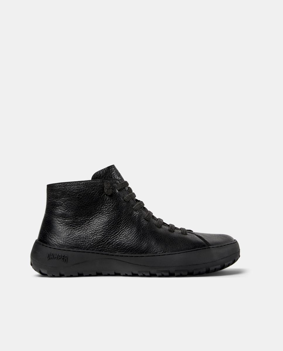 Botines de hombre de piel peu serra - Camper - Negro Negro-1
